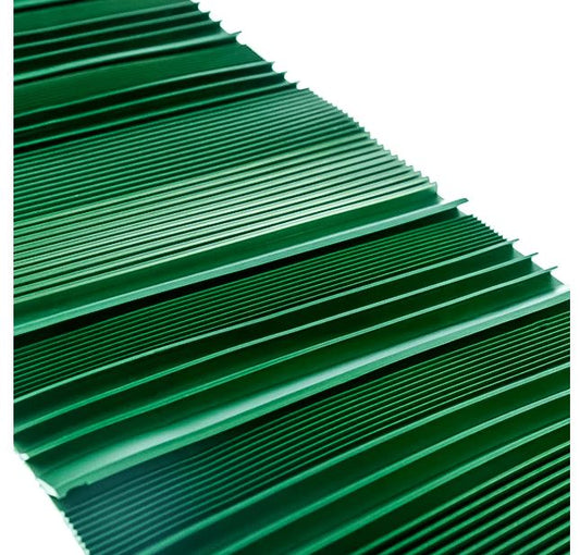 27 x 10 Trimmable Riffled TPR Sluice Box Matting - Green