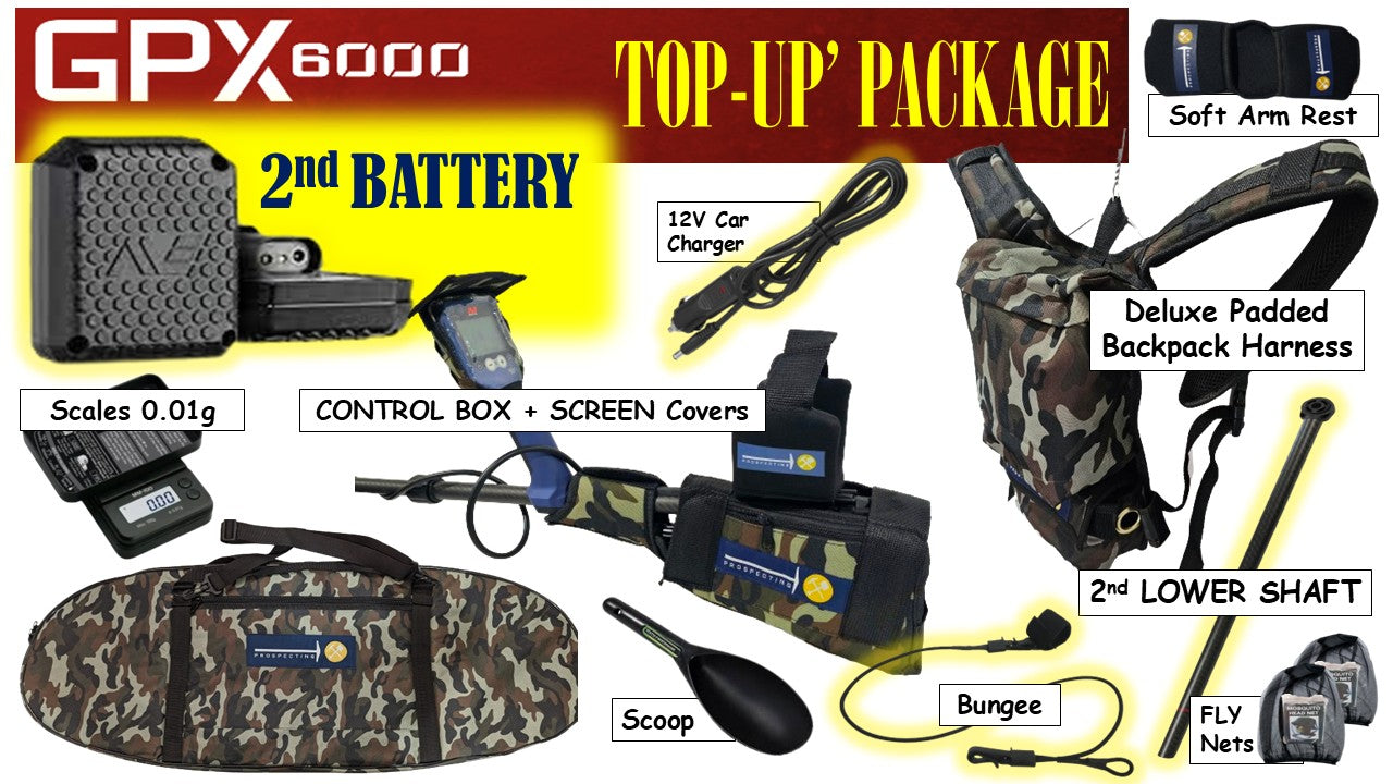 GPX 6000 FULL TOP UP Battery Package