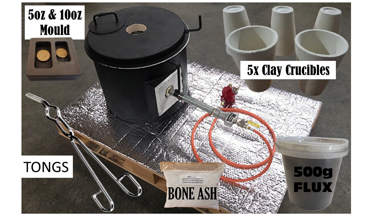 KILN Gas  Small Crucible Furnace 2kg Mathews