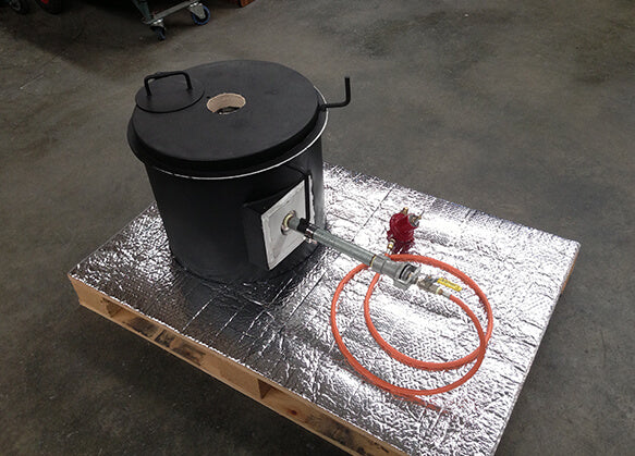 KILN Gas  Small Crucible Furnace 2kg Mathews