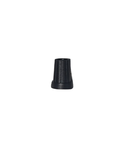 Knob, 15mm Blk 18mm high