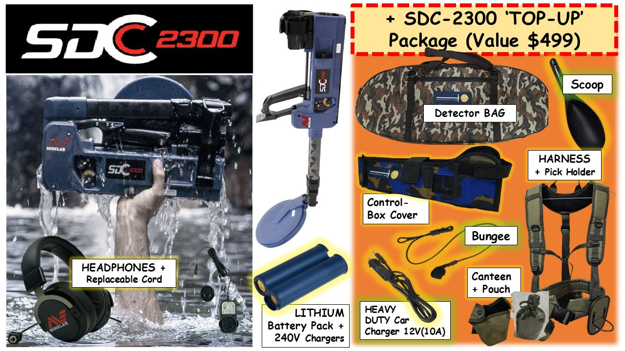 MINELAB SDC 2300 PERFORMANCE PACKAGE