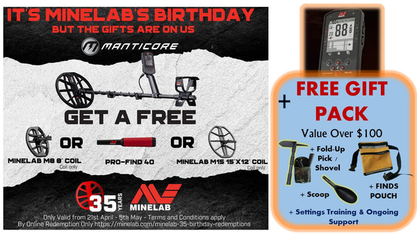 Minelab Manticore - Minelab's Birthday Package