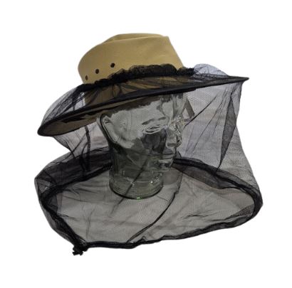 Fly Net w/ Hole & Drawstring - Black