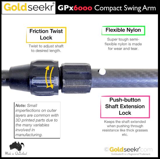 COMPACT TELESCOPIC SWING ARM - GPX 6000