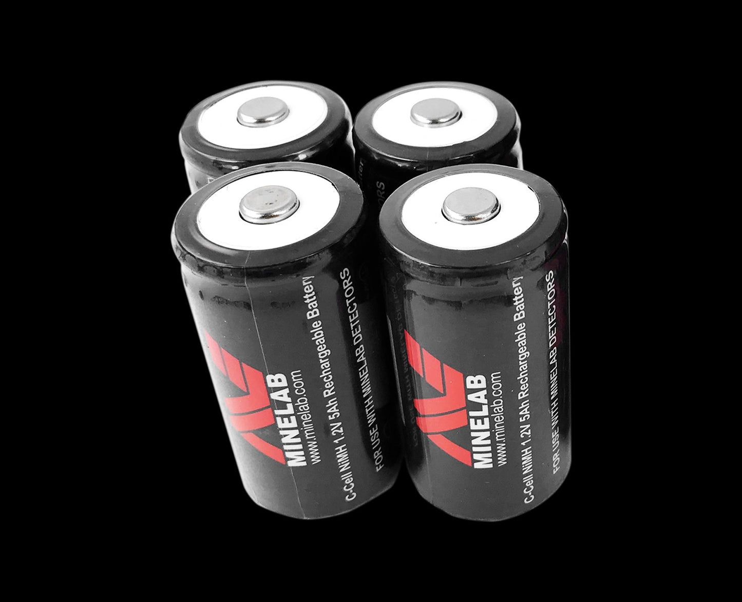 Minelab SDC 2300 Battery set 4 pack C Cell NiMH