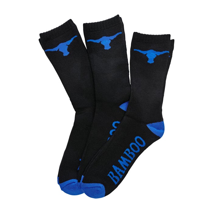Bamboo Socks 3pk Size 7-11
