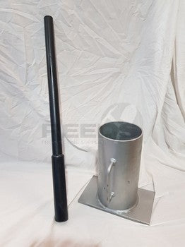 Dolly Pot Large - GREY with Handle