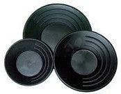 Keene Gold Pan Plastic Black 14inch