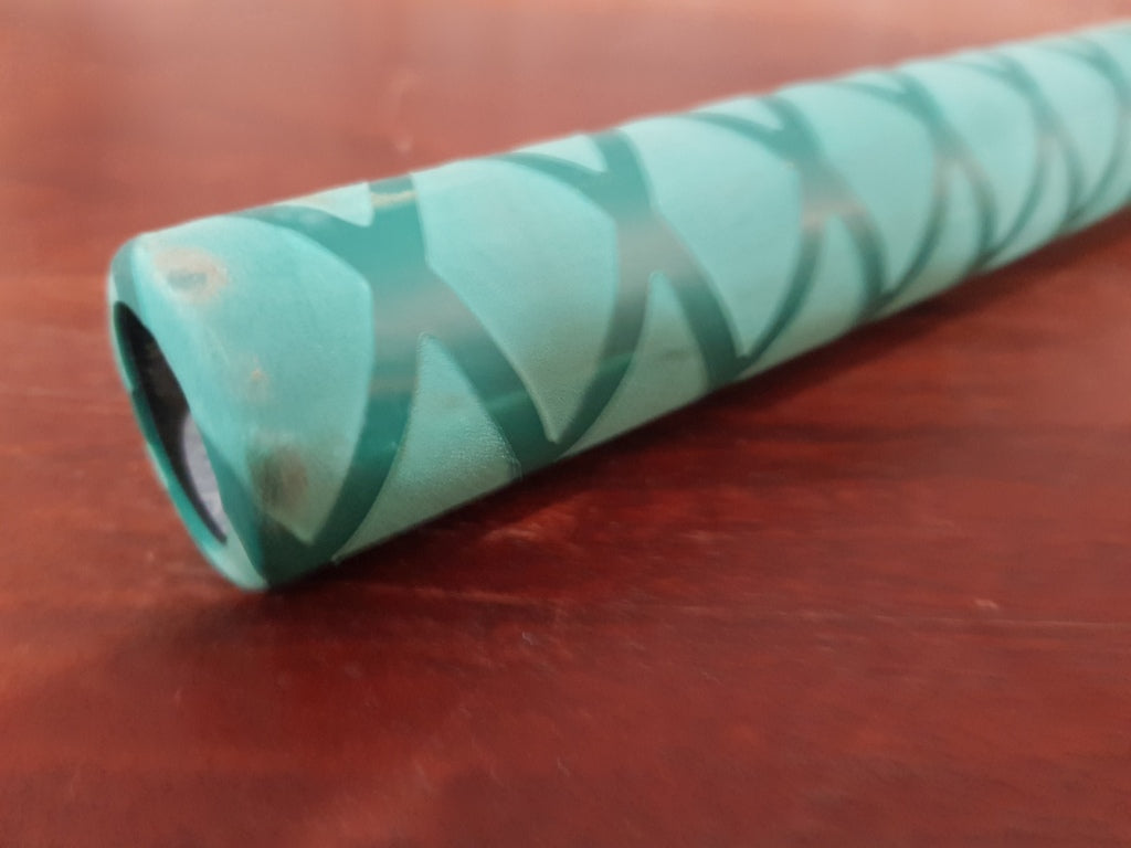 Small Green Pick Wood Handle WITH RUBBER grip