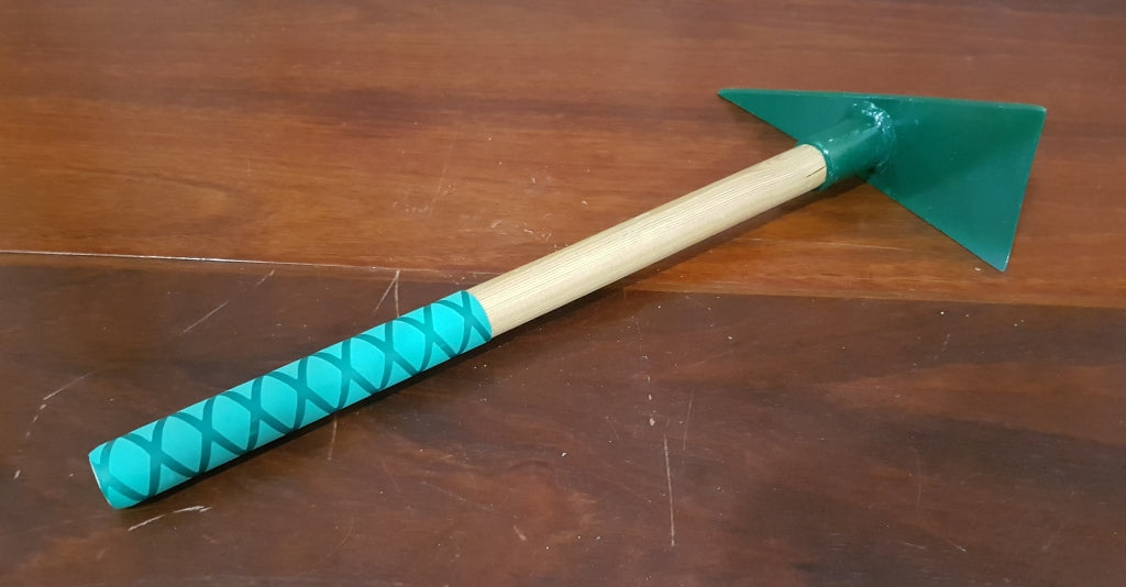 Small Green Pick Wood Handle WITH RUBBER grip