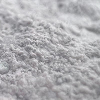 Size of crushed powder (Close up macro photo)