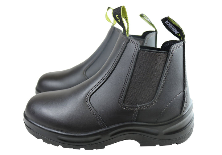 Munka Steer Slip On Claret Size UK 12