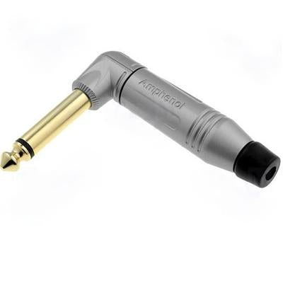 1/4inch Stereo phone plug right angle.