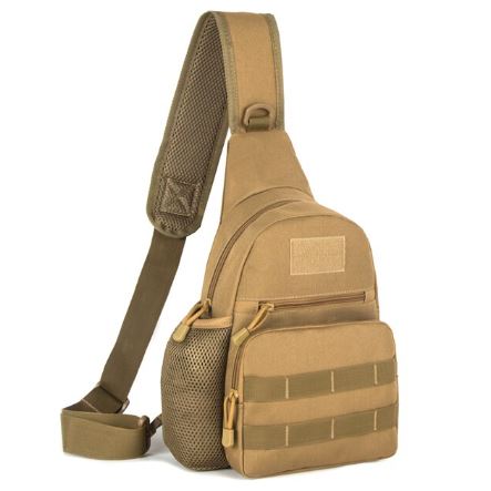 Shoulder Sling Bag - Tan