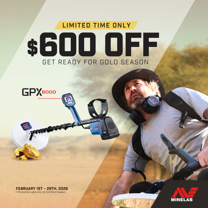 Minelab GPX 6000 with PREMIUM TRAINING PACKAGE (In-store or Call for Orders)