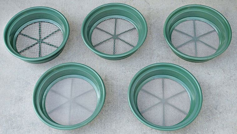 5pc Sifting Pan Set (1/2" - 1/20")