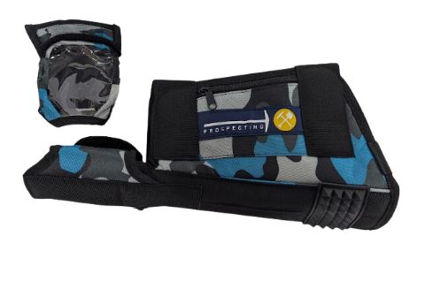 GPX 6000 Control Box Cover Set Deluxe + Armrest Cover - Blue/Grey Camo