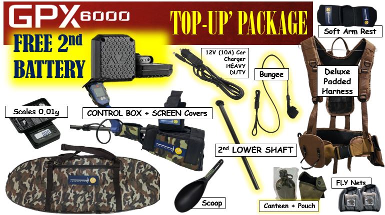 GPX 6000 FULL TOP UP Battery Package