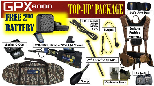 GPX 6000 FULL TOP UP Battery Package