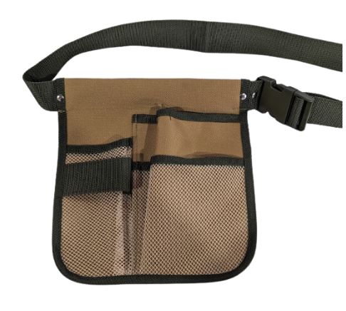 Brown Finds Pouch - Mesh Pocket