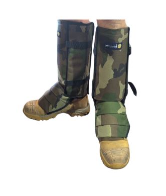 Green/Brown Camo Gaiters L