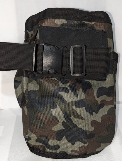 Green Camo Finds Pouch - Deluxe