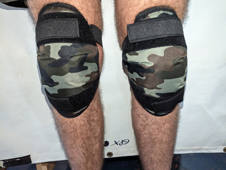 Knee Pads Green Camo -  Soft