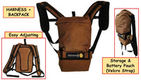 BROWN Backpack Harness with Deluxe padding