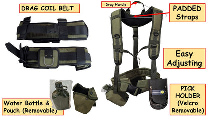 Deluxe Harness with DRAG COIL Belt