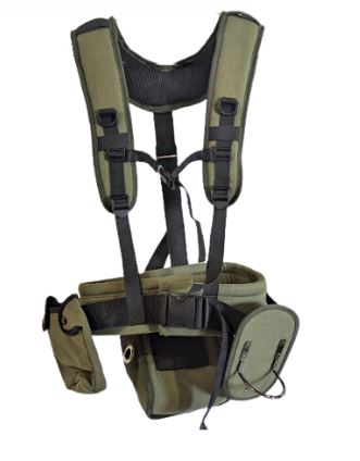 Heavy Duty Deluxe Harness with Padded Straps & Water Bottle