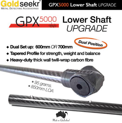 Goldseekr GPX 5000 Lower Shaft Carbon Fibre