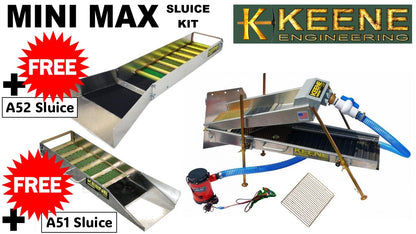 Keene Mini Max Power Sluice Concentrator Kit