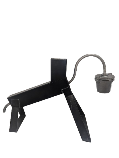 Gold Retort Cast Iron Pot (large) with Stand