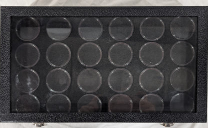 Black Display Case  Large Pods 24pc