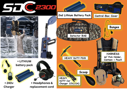 MINELAB SDC 2300 PERFORMANCE PACKAGE