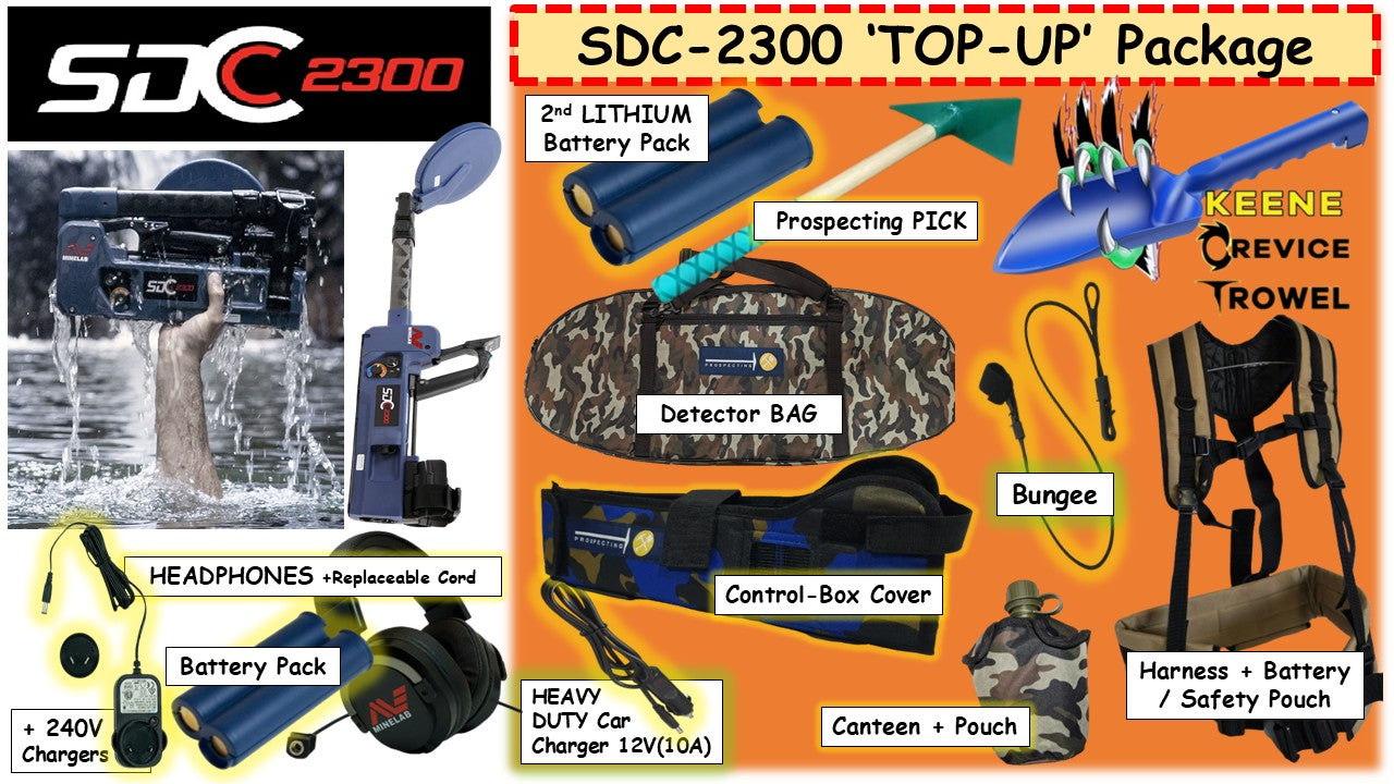 MINELAB SDC 2300 PERFORMANCE PACKAGE
