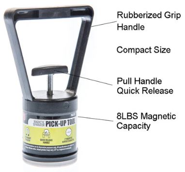 8lb Magnetic Separator Pick-Up Tool