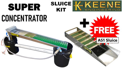 Keene Super Gold Concentrator  Sluice
