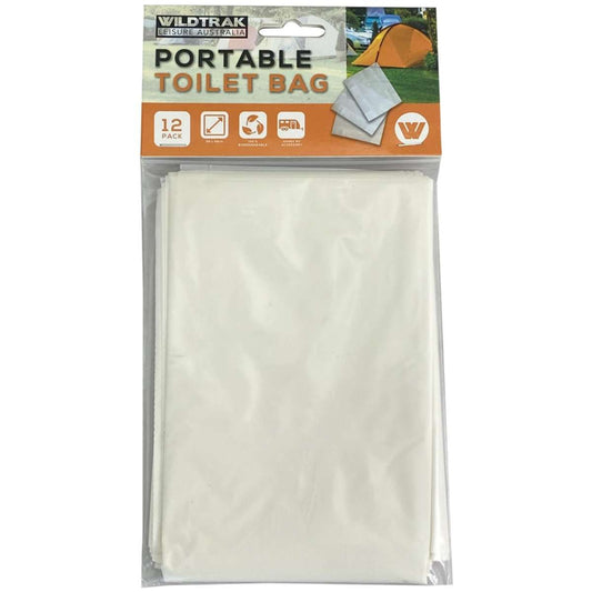 Wildtrak Portable Toilet Bags BIODEGRADABLE 12Pk