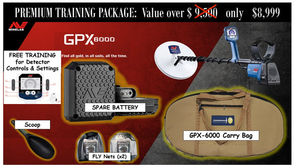 Minelab GPX 6000     BATTERY Package