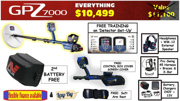 Minelab GPZ 7000  with BATTERY Package