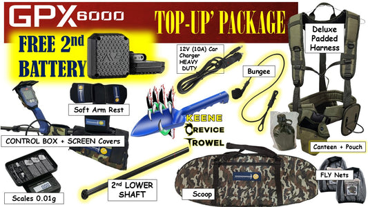 GPX 6000 FULL TOP UP Battery Package