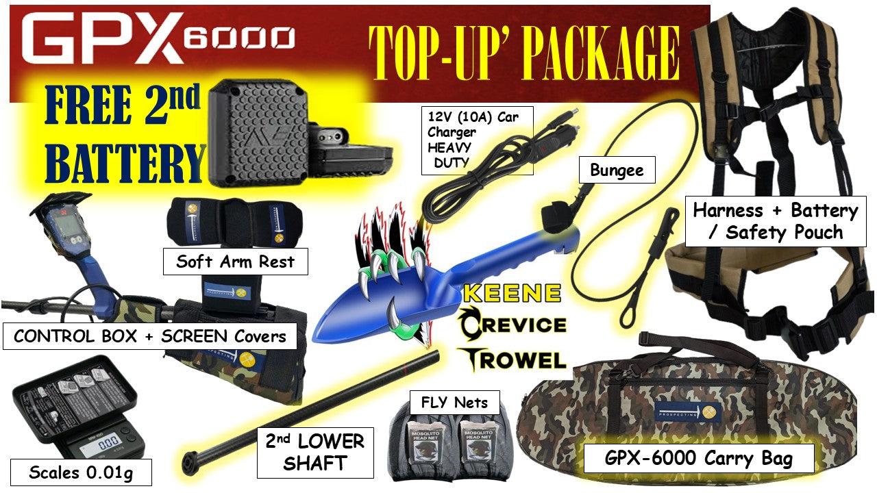 GPX 6000 FULL TOP UP Battery Package
