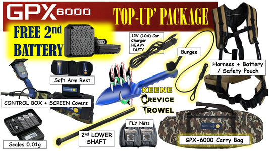 GPX 6000 FULL TOP UP Battery Package