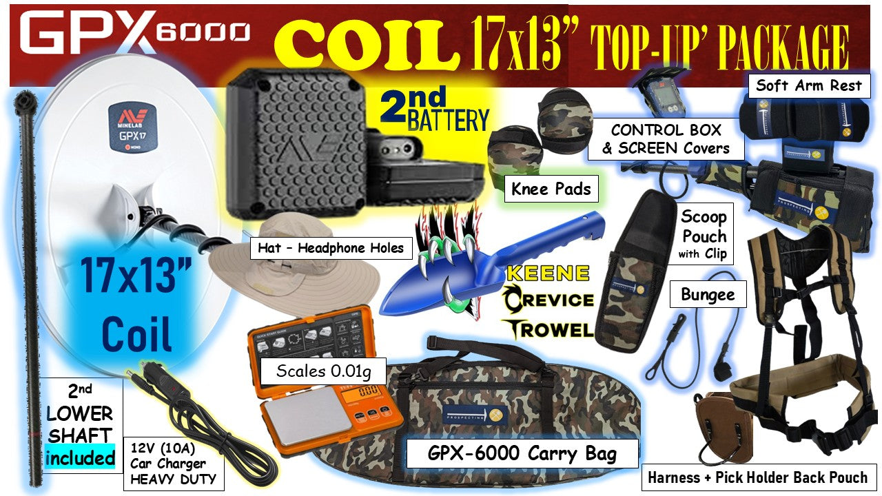 GPX 6000 TOP UP  COIL and BATTERY Package