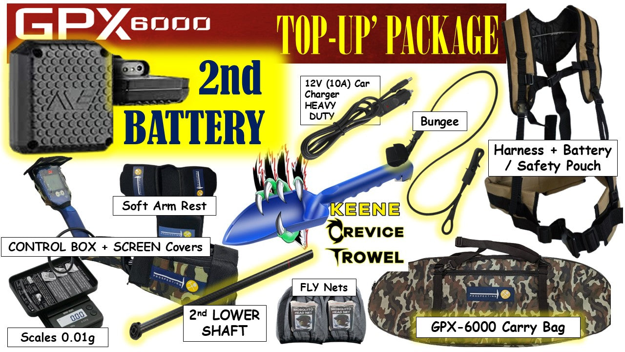 GPX 6000 FULL TOP UP Battery Package