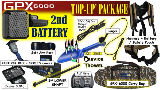 GPX 6000 FULL TOP UP Battery Package