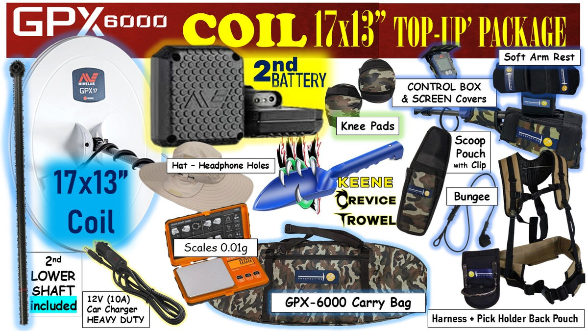 GPX 6000 TOP UP  COIL and BATTERY Package