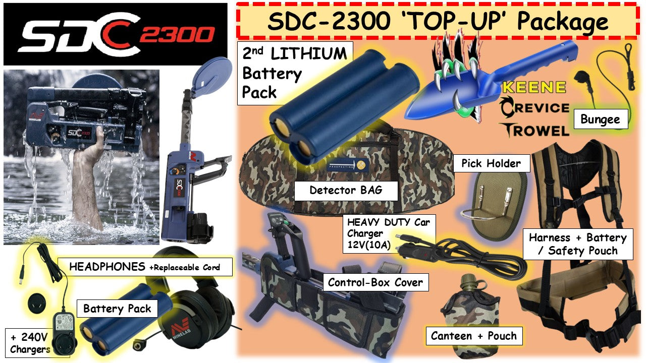 MINELAB SDC 2300 PERFORMANCE PACKAGE